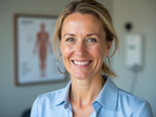 Dr. Kiss Mária portréfotója, gyógytornász-fizioterapeuta