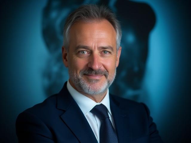 Dr. Tóth Gábor portréfotója, ortopéd sebész