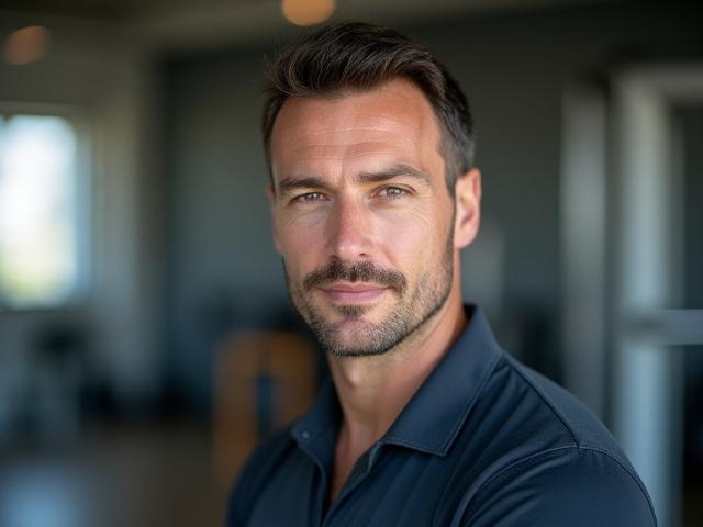 Kovács Péter portréfotója, sportfizioterapeuta