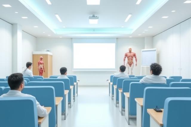 Modern tanterem orvosi felszereléssel